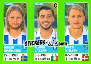 Sticker Birkir Bjarnason / Flavio Lazzari / Matti Nielsen - Calciatori 2014-2015 n. 655 - Panini
