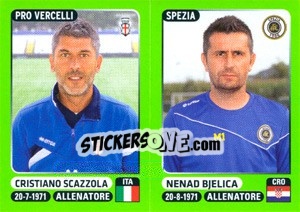 Cromo Cristiano Scazzola - Nenad Bjelica - Calciatori 2014-2015 - Panini