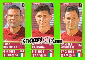 Sticker Luca Pagliarulo / Mattia Caldara / Daniele Martinelli - Calciatori 2014-2015 n. 685 - Panini