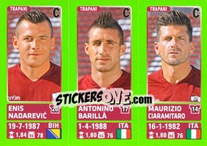 Sticker Enis Nadarevic / Antonino Barillà / Maurizio Ciaramitaro - Calciatori 2014-2015 - Panini