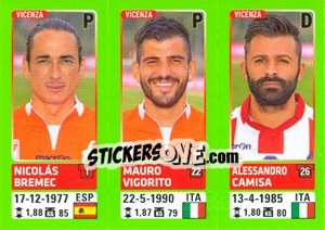 Sticker Nicolás Bremec / Mauro Vigorito / Alessandro Camisa