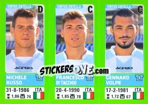 Sticker Michele Russo / Francesco Di Tacchio / Gennaro Volpe - Calciatori 2014-2015 n. 711 - Panini