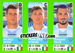 Cromo Michele Russo / Francesco Di Tacchio / Gennaro Volpe - Calciatori 2014-2015 - Panini