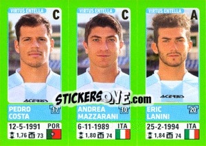 Sticker Pedro Costa / Andrea Mazzarani / Eric Lanini - Calciatori 2014-2015 - Panini