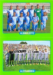 Sticker Squadra : AlbinoLeffe - Alessandria - Calciatori 2014-2015 n. 723 - Panini