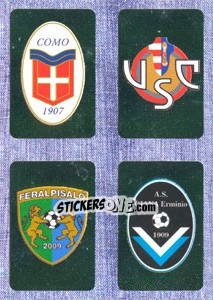 Cromo Scudetto : Como - Cremonese - Feralpisalò - Giana - Calciatori 2014-2015 - Panini