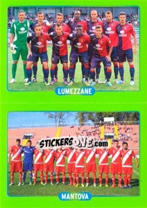 Sticker Squadra : Lumezzane - Mantova - Calciatori 2014-2015 - Panini
