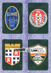 Sticker Scudetto : Renate - Südtirol/Alto Adige - Torres - Unione Venezia - Calciatori 2014-2015 n. 736 - Panini