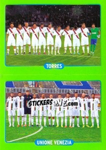 Sticker Squadra : Torres - Unione Venezia - Calciatori 2014-2015 - Panini