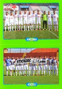 Sticker Squadra : Ancona - Ascoli - Calciatori 2014-2015 n. 738 - Panini