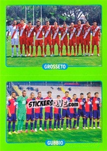 Sticker Squadra : Grosseto - Gubbio - Calciatori 2014-2015 - Panini