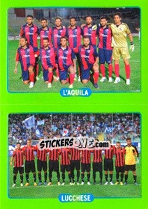 Sticker Squadra : L'Aquila - Lucchese - Calciatori 2014-2015 n. 743 - Panini