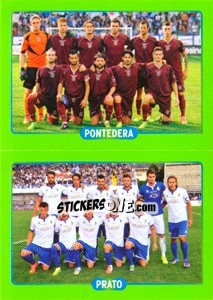 Sticker Squadra : Pontedera - Prato - Calciatori 2014-2015 - Panini