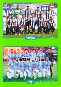 Figurina Squadra : Savona - Spal - Calciatori 2014-2015 - Panini