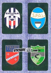 Sticker Scudetto : Savona - Spal - Teramo - Tuttocuoio - Calciatori 2014-2015 n. 751 - Panini