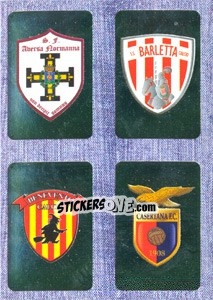 Cromo Scudetto : Aversa Normanna - Barletta - Benevento - Casertana - Calciatori 2014-2015 - Panini