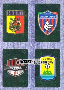 Sticker Scudetto : Catanzaro - Cosenza - Foggia - Ischia - Calciatori 2014-2015 - Panini