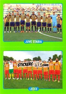 Figurina Squadra : Juve Stabia - Lecce - Calciatori 2014-2015 - Panini