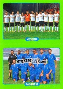 Sticker Squadra : Messina - Paganese - Calciatori 2014-2015 - Panini