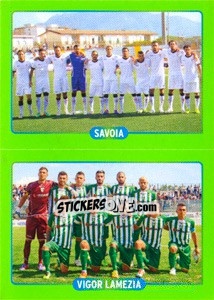 Sticker Squadra : Savoia - Vigor Lamezia - Calciatori 2014-2015 n. 767 - Panini