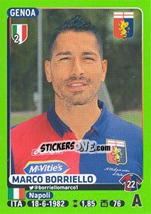 Sticker Marco Borriello (Genoa) - Calciatori 2014-2015 n. A15 - Panini