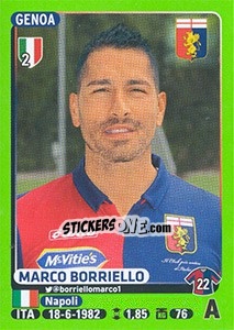 Cromo Marco Borriello (Genoa) - Calciatori 2014-2015 - Panini