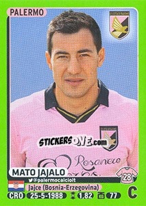 Sticker Mato Jajalo (Palermo) - Calciatori 2014-2015 - Panini