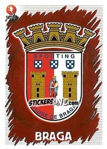 Figurina Braga - Futebol 2014-2015 - Panini