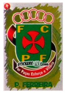 Sticker P. Ferreira - Futebol 2014-2015 - Panini