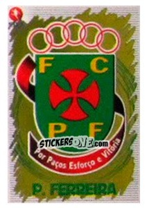 Cromo P. Ferreira - Futebol 2014-2015 - Panini