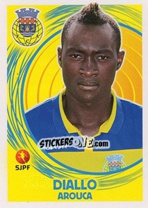 Sticker Diallo - Futebol 2014-2015 n. 57 - Panini