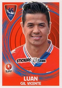 Sticker Luan - Futebol 2014-2015 n. 160 - Panini