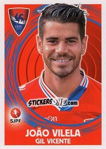 Sticker João Vilela - Futebol 2014-2015 n. 165 - Panini