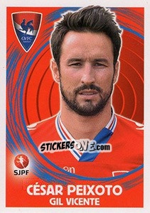 Sticker César Peixoto - Futebol 2014-2015 n. 166 - Panini