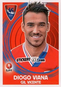 Sticker Diogo Viana - Futebol 2014-2015 n. 169 - Panini