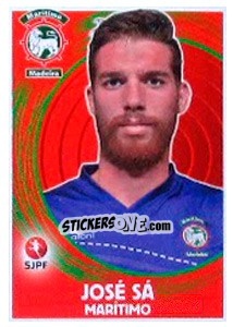 Sticker José Sá - Futebol 2014-2015 - Panini