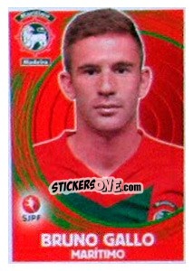 Sticker Bruno Gallo - Futebol 2014-2015 n. 185 - Panini