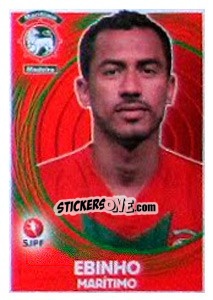 Sticker Ebinho - Futebol 2014-2015 n. 190 - Panini