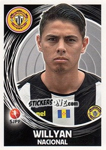 Sticker Willyan - Futebol 2014-2015 - Panini