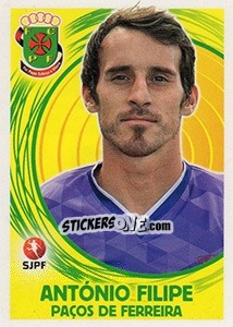 Sticker António Filipe - Futebol 2014-2015 n. 232 - Panini