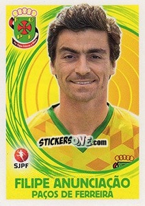 Sticker Filipe Anunciação - Futebol 2014-2015 n. 234 - Panini