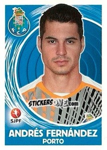 Sticker Andrés Fernández - Futebol 2014-2015 - Panini