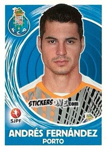 Cromo Andrés Fernández - Futebol 2014-2015 - Panini