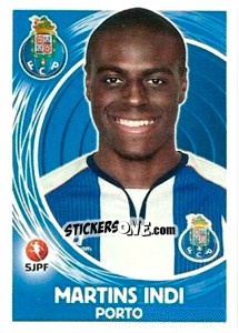 Figurina Bruno Martins Indi - Futebol 2014-2015 - Panini