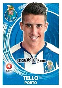 Sticker Cristian Tello - Futebol 2014-2015 n. 279 - Panini