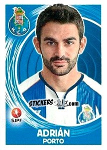 Sticker Adrián Lopez - Futebol 2014-2015 n. 284 - Panini