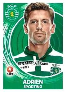 Sticker Adrien Silva - Futebol 2014-2015 n. 317 - Panini