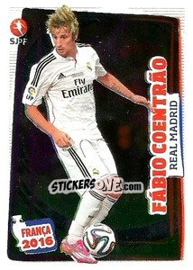 Sticker Fábio Coentrão - Futebol 2014-2015 n. 388 - Panini