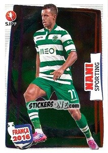 Sticker Nani - Futebol 2014-2015 n. 398 - Panini