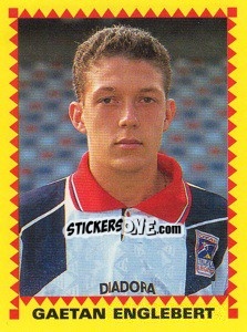 Sticker Gaetan Englebert (Les Numeros Deux) - Football Belgium 1997-1998 - Panini